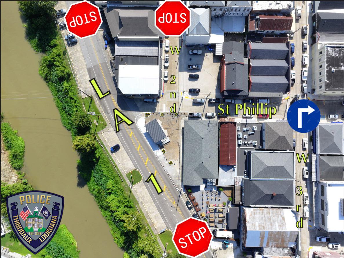 City of Thibodaux - Road Closure: LA 1 City of Thibodaux - Road Closure: LA 1
